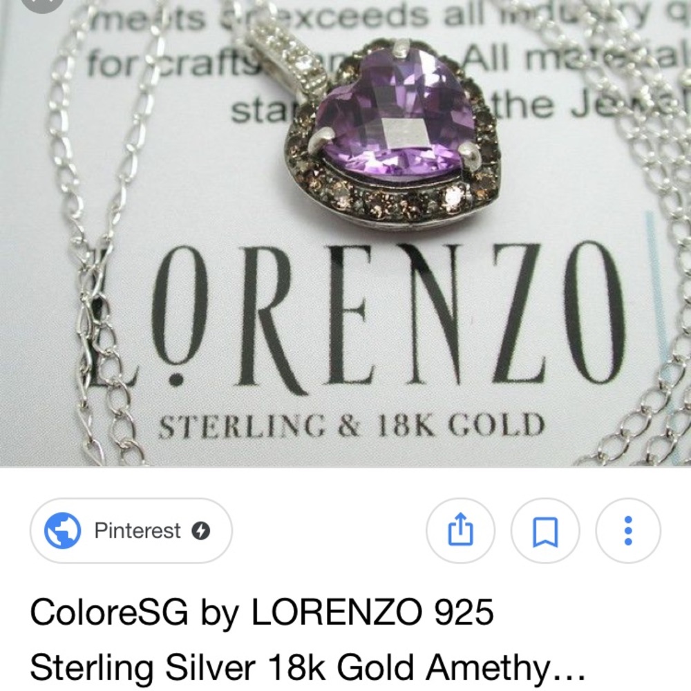 Lorenzo Amethyst & smoky quartz set Valentine’s - Picture 8 of 8
